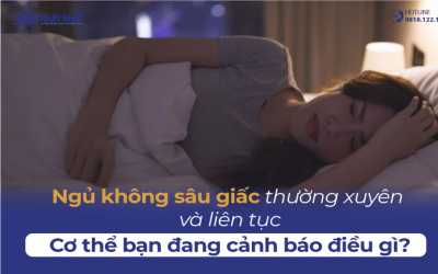 Ngủ chập chờn không sâu giấc là do đâu? Khắc phục thế nào?