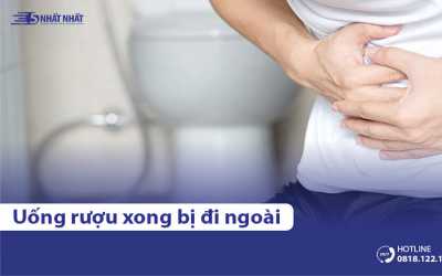 Lý do uống bia rượu bị tiêu chảy, đi ngoài & cách xử lý