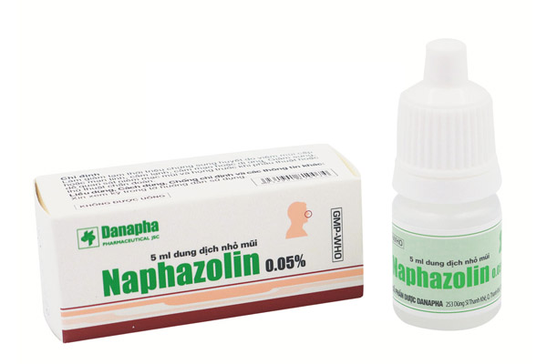Thuốc nhỏ mũi chữa viêm xoang Naphazolin 