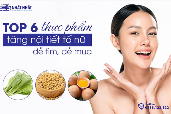 thực phẩm tăng nội tiết tố nữ