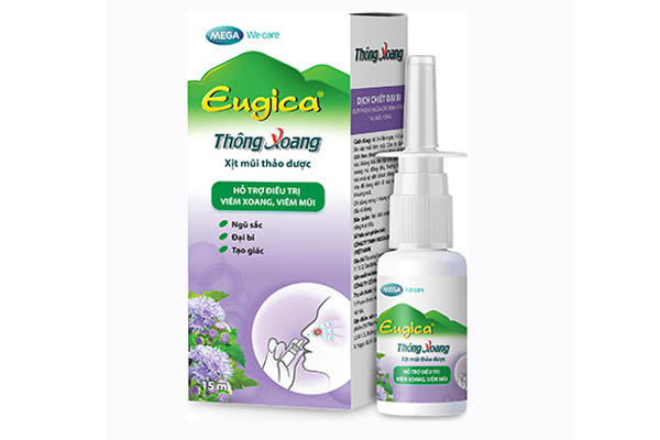 Thuốc xịt mũi thảo dược trị viêm xoang Eugica 