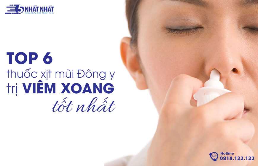 TOP 6 thuốc xịt mũi Đông y trị viêm xoang được chuyên gia khuyên dùng