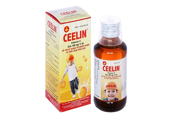 vitamin C Ceelin tăng đề kháng cho bé