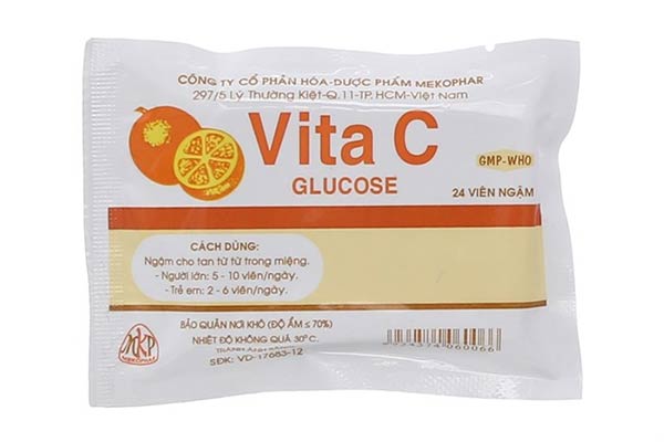 viên ngậm vitamin c cho bé