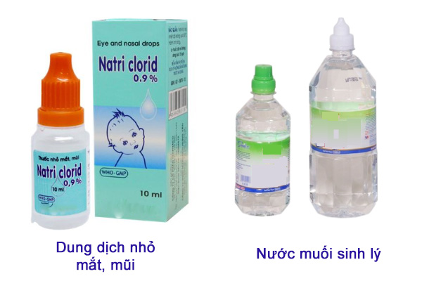 Sử dụng nước muối sinh lý chữa ngạt mũi