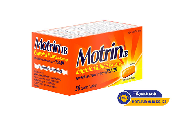 Thuốc giảm đau đầ Motrin IB của Mỹ