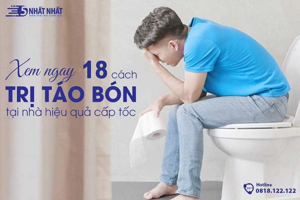 cách trị táo bón tại nhà