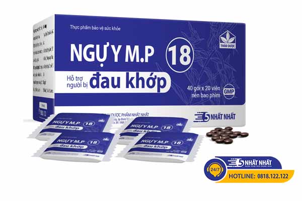 trời lạnh đau khớp gối nên uống nymp 18