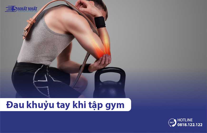Lý do bị đau khuỷu tay khi tập gym & cách khắc phục