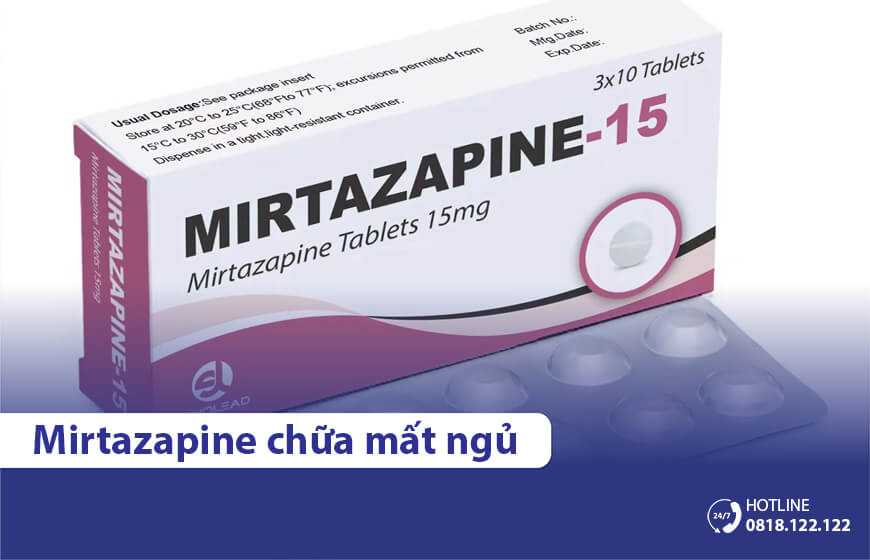 Có nên dùng thuốc Mirtazapine (Remeron) điều trị mất ngủ không?