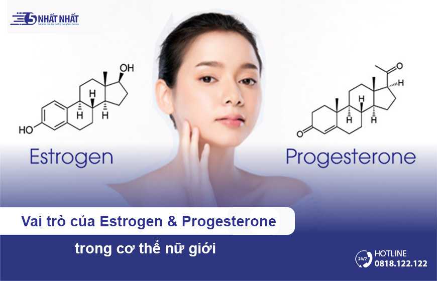 Vai trò của estrogen và progesterone với cơ thể nữ giới