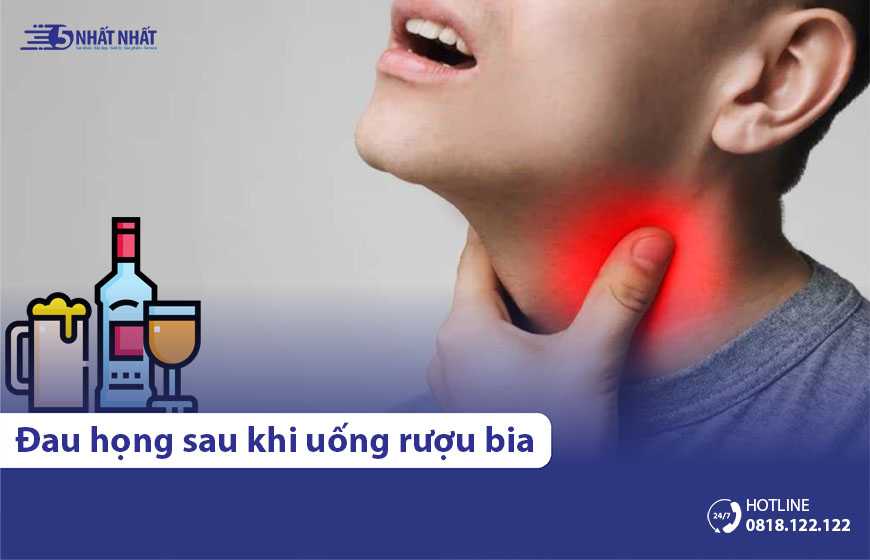 5 cách chữa đau họng sau khi uống rượu bia đơn giản, hiệu quả