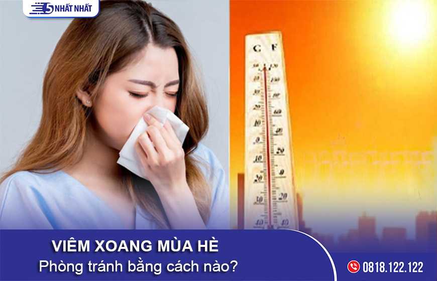 Viêm xoang mùa hè phòng tránh bằng cách nào?